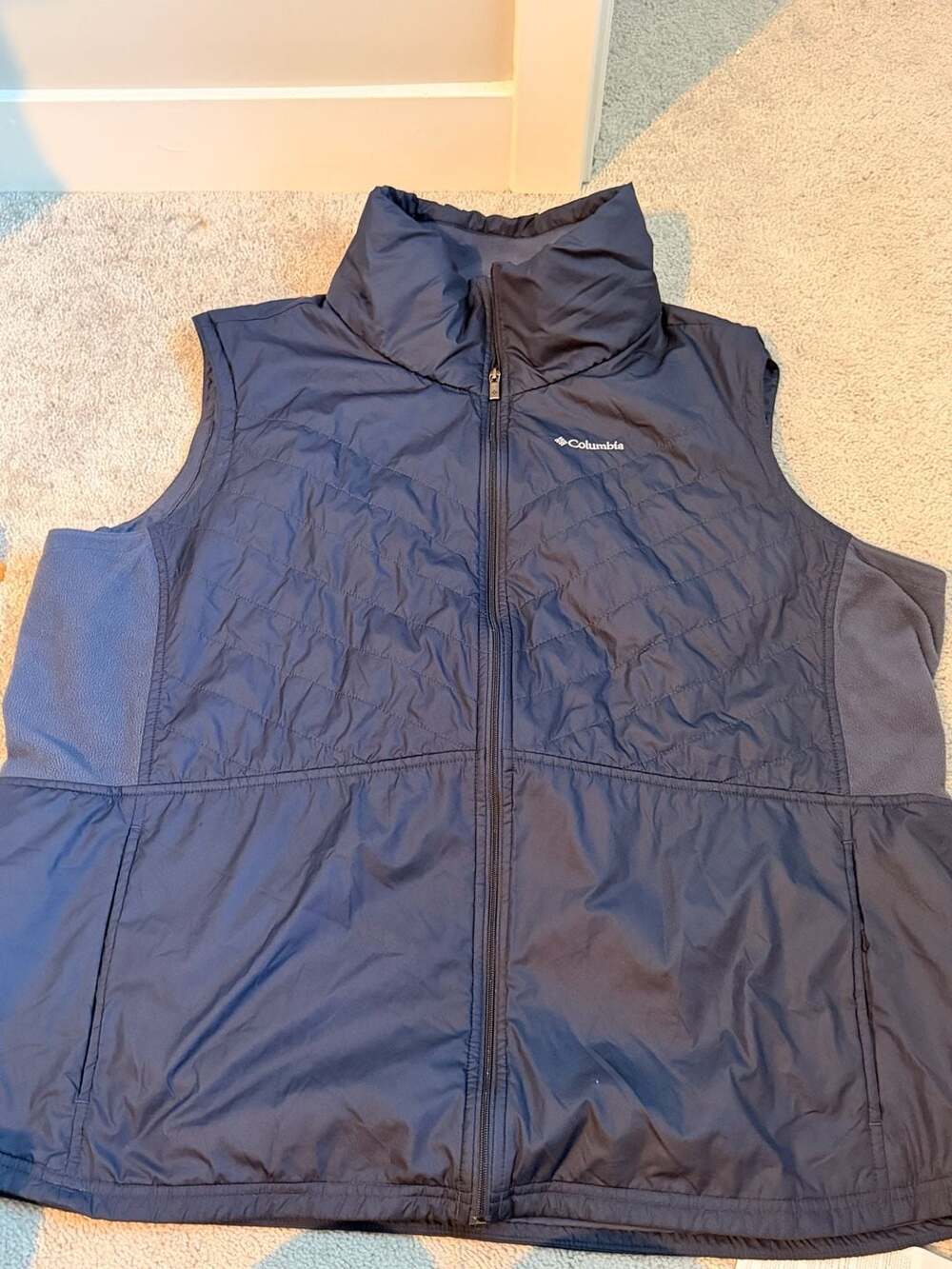 Columbia Mix It Around Vest III Size 3X Blue Insulated Puffer